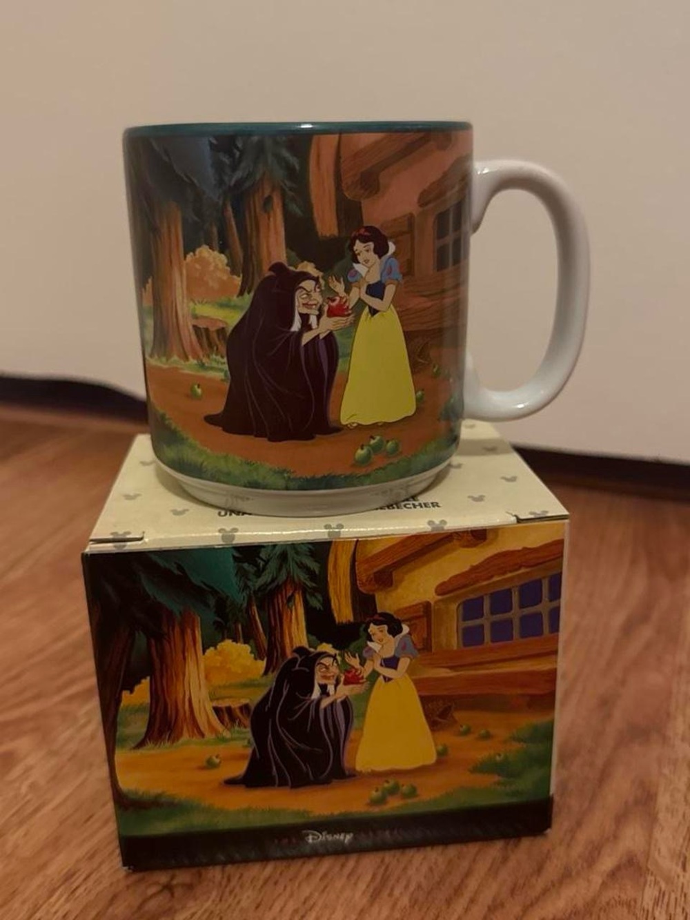 Vintage 1994 Disney Store Snow White Evil Queen Old Hag Mug Original Box